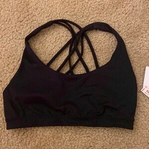 NEW, black strappy back, sports bra from Victoria’s Secret!